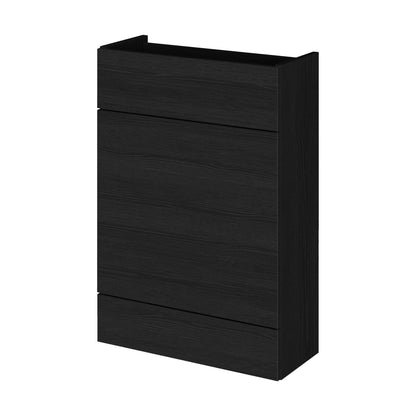 [BFDY647] Alrewas Contemporary 2 Door Right-Hand Floor Standing Combination Unit with Basin, Charcoal Black, 1100mm - Cutout