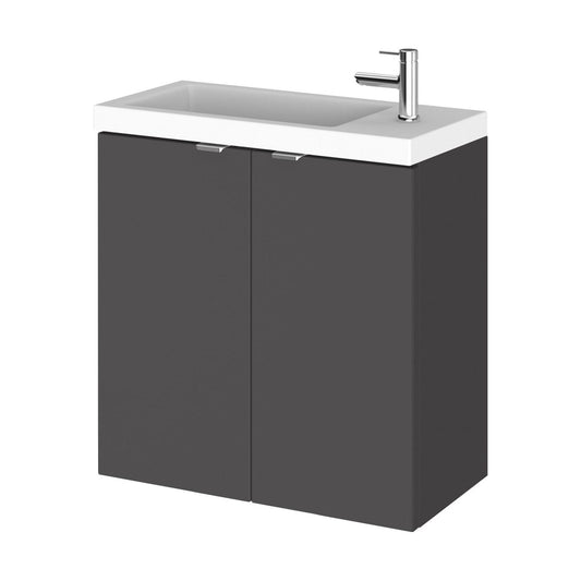 [BFDY934W] 500 2-DOOR WALL HUNG UNIT (255MM) - Cutout