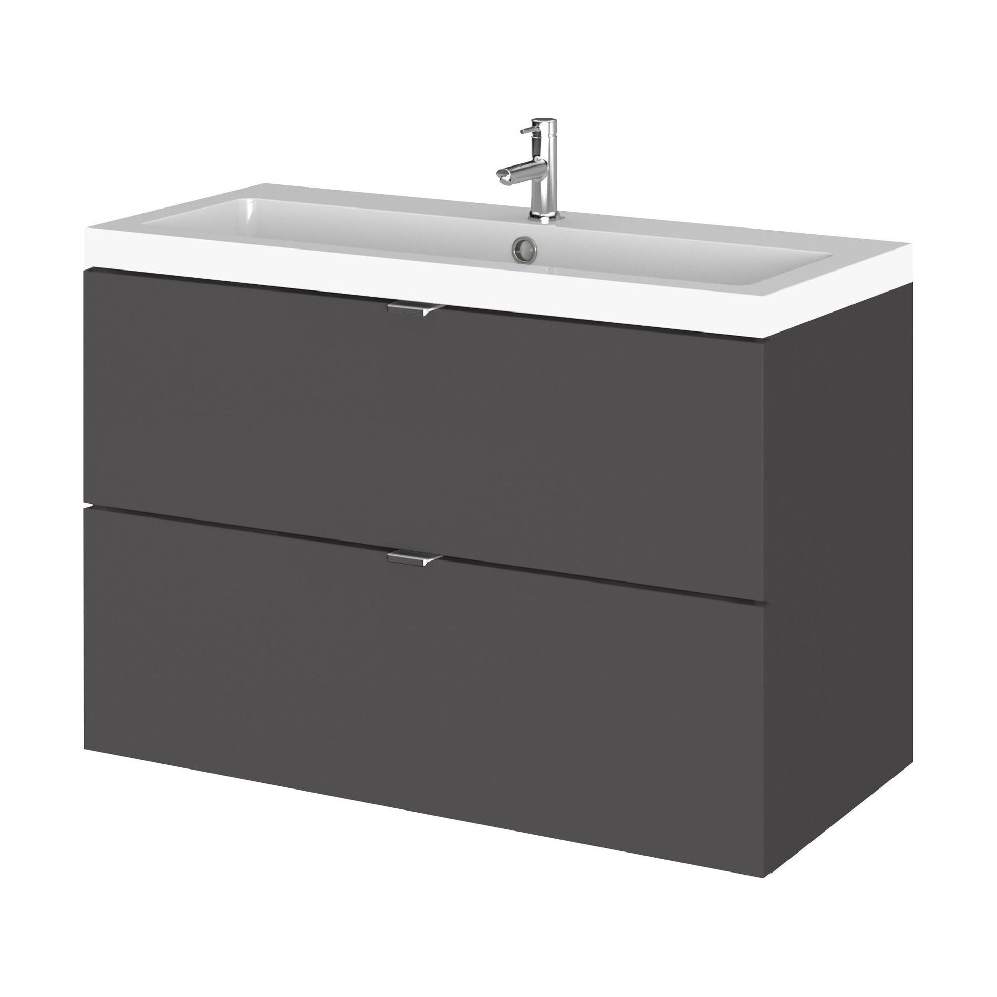 [BFDY939] 800 2-DRAWER WALL HUNG UNIT - Cutout