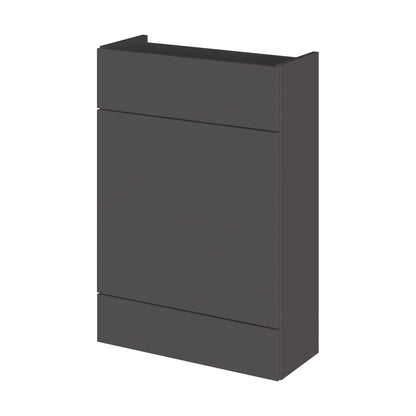 [BFDY947] Alrewas Contemporary 2 Door Right-Hand Floor Standing Combination Unit with Basin, Gloss Grey, 1100mm - Cutout