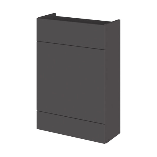 [BFDY947] Alrewas Contemporary 2 Door Right-Hand Floor Standing Combination Unit with Basin, Gloss Grey, 1100mm - Cutout