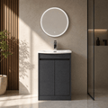 Woodgrain Graphite Grey