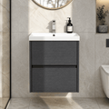 Woodgrain Graphite Grey