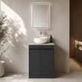 Woodgrain Graphite Grey