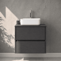 Woodgrain Graphite Grey