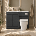 Woodgrain Graphite Grey