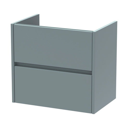 [BFED2324] Chartley Wall Hung Vanity Unit - 600mm, Coastal Grey - Cutout