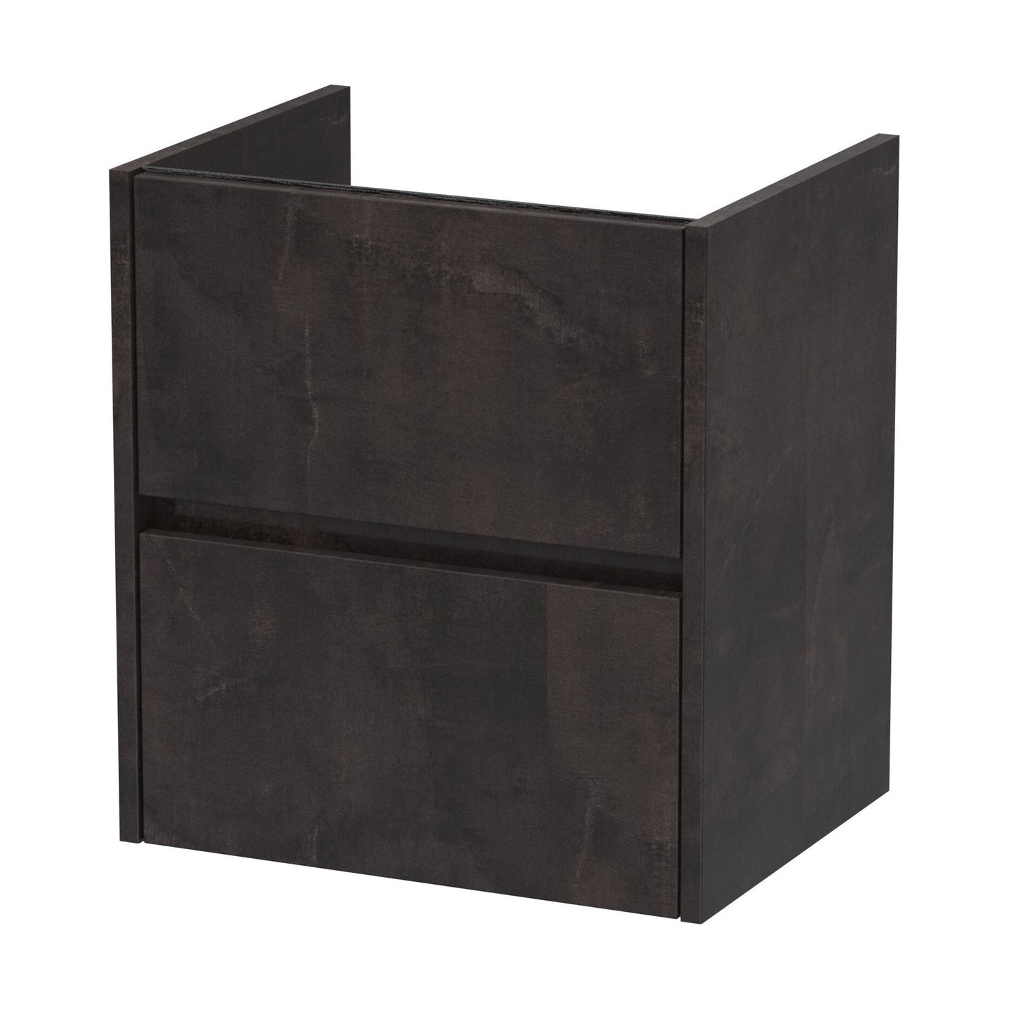 [BFED2622] Chartley Wall Hung Vanity Unit - 500mm, Metallic Slate - Cutout