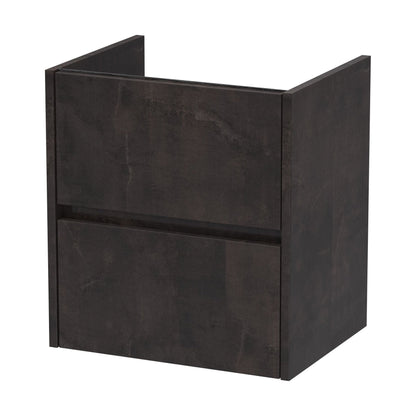 [BFED2622] Chartley Wall Hung Vanity Unit - 500mm, Metallic Slate - Cutout
