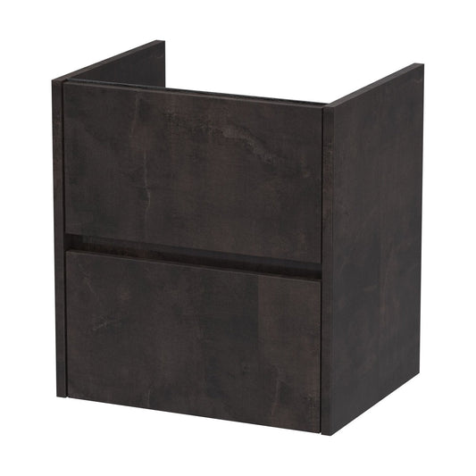 [BFED2622] Chartley Wall Hung Vanity Unit - 500mm, Metallic Slate - Cutout
