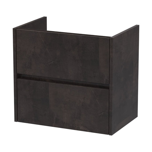 [BFED2624] Chartley Wall Hung Vanity Unit - 600mm, Metallic Slate - Cutout