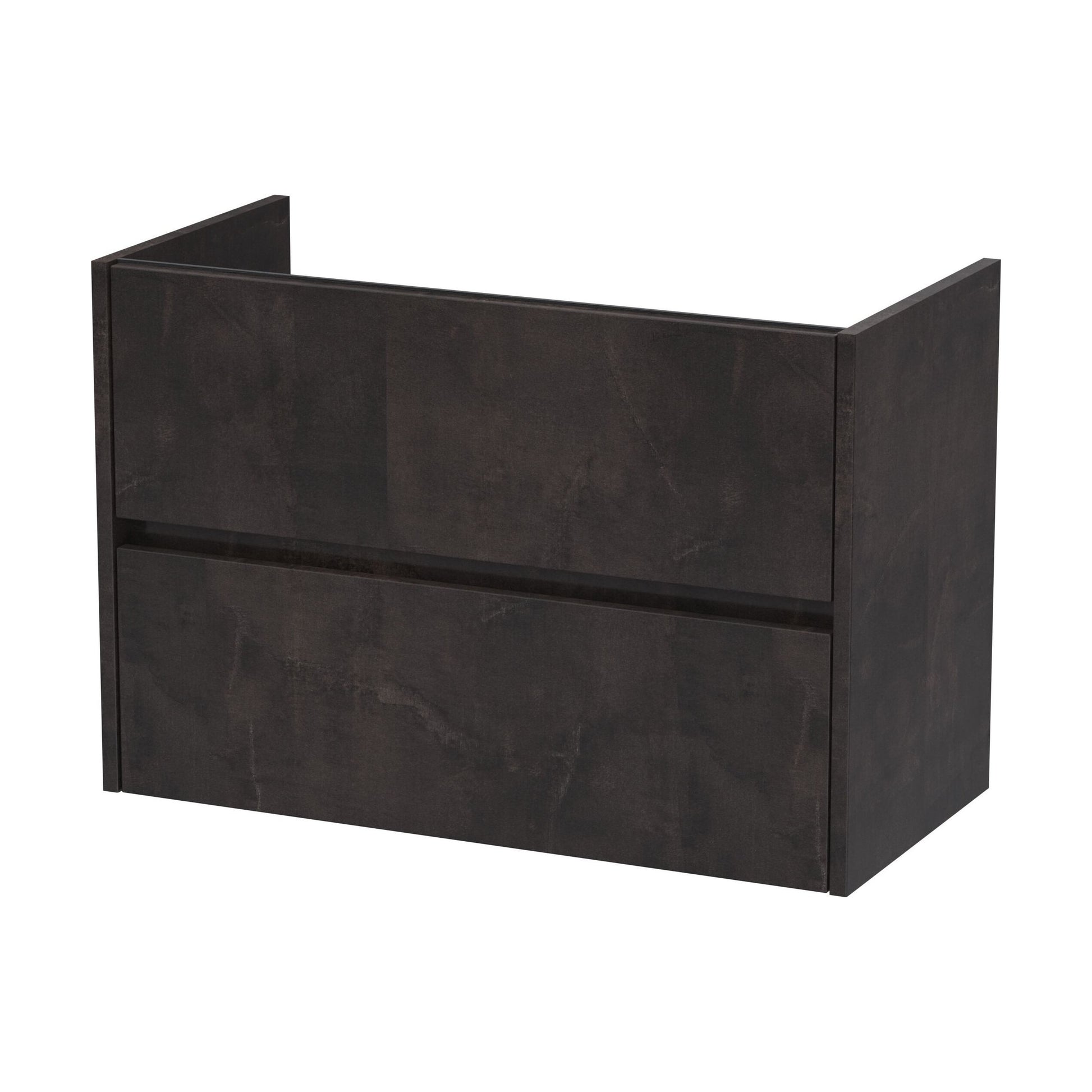 [BFED2626] Chartley Wall Hung Vanity Unit - 800mm, Metallic Slate - Cutout