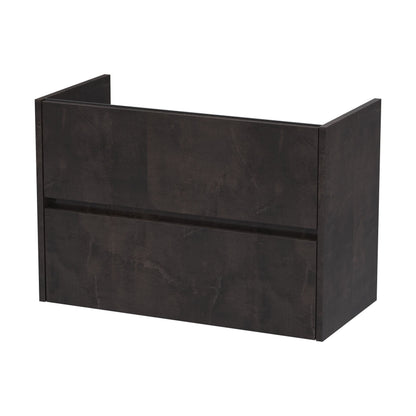[BFED2626] Chartley Wall Hung Vanity Unit - 800mm, Metallic Slate - Cutout