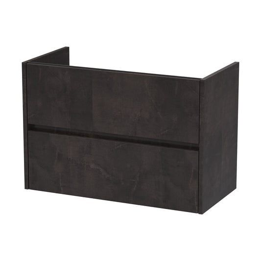 [BFED2626] Chartley Wall Hung Vanity Unit - 800mm, Metallic Slate - Cutout