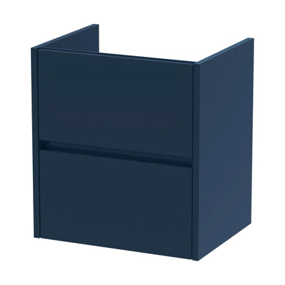 [BFED2922] Chartley Wall Hung Vanity Unit - 500mm, Midnight Blue - Cutout
