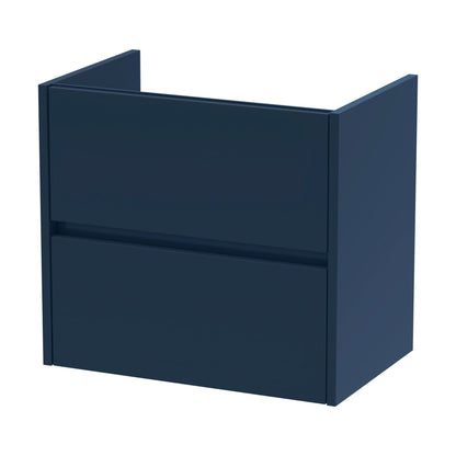 [BFED2924] Chartley Wall Hung Vanity Unit - 600mm, Midnight Blue - Cutout