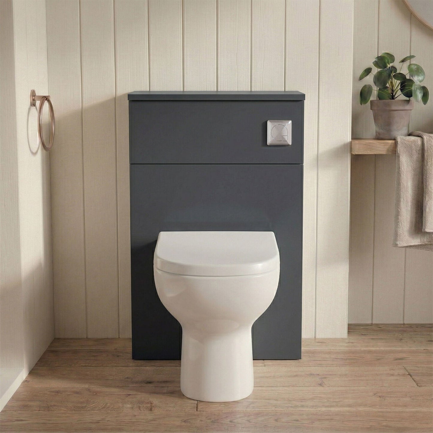 [BFFF1441] Balterley Tixall Fluted Front Floor Standing WC Unit, 500mm, Choice of Colour - Silo
