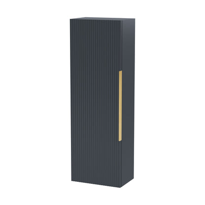 [BFFF1462H325] Tixall Fluted Wall Hung Tall Bathroom Storage Unit, 400mm, Multiple Colours and Handle Options - Cutout