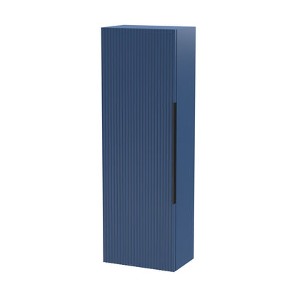 [BFFF362H225] Tixall Fluted Wall Hung Tall Bathroom Storage Unit, 400mm, Multiple Colours and Handle Options - Cutout