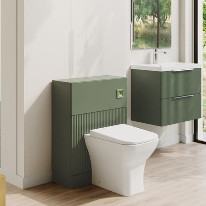[BFFF841] Balterley Tixall Fluted Front Floor Standing WC Unit, 500mm, Choice of Colour - Lifestyle 3