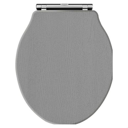 [BFHA298] Harrington Round Toilet Seat GREY - Cutout