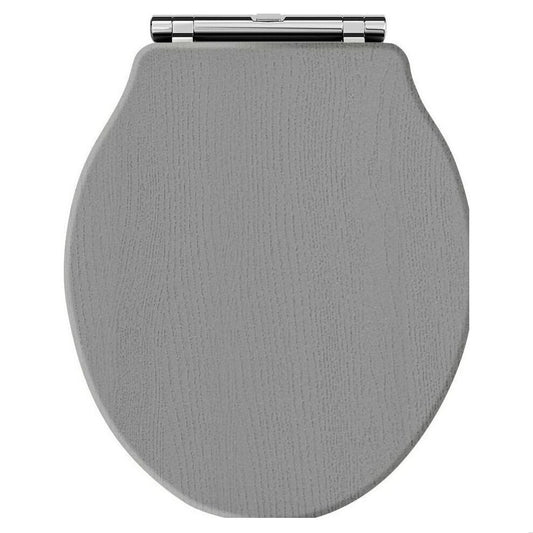 [BFHA298] Harrington Round Toilet Seat GREY - Cutout
