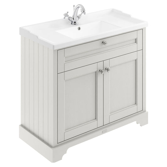 [BFHAN407] 1000 2-DOOR BASIN UNIT - Cutout