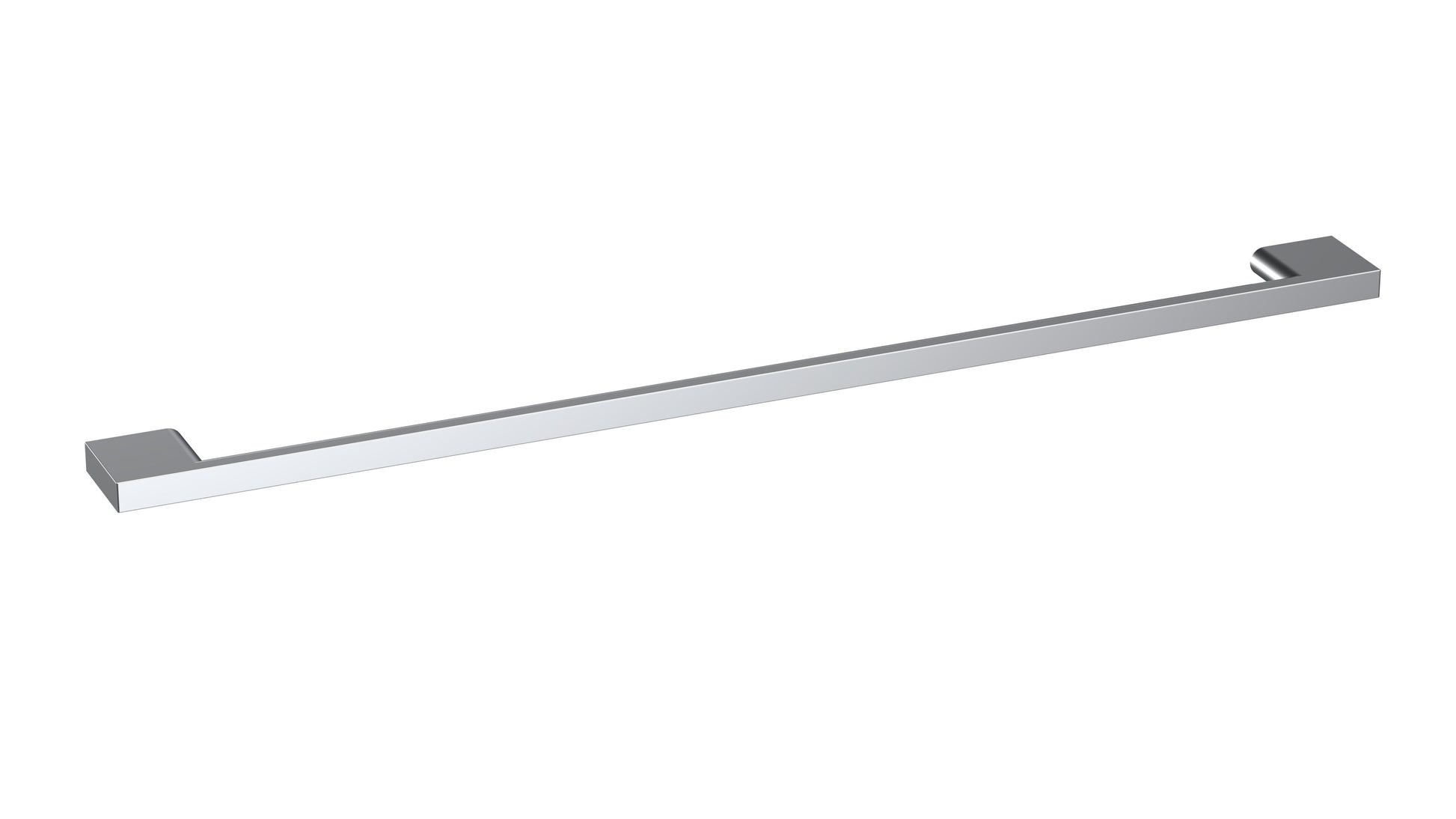 [BFHH006] D Shape Bar Handle, 350mm (320mm Centres) - Chrome - Cutout
