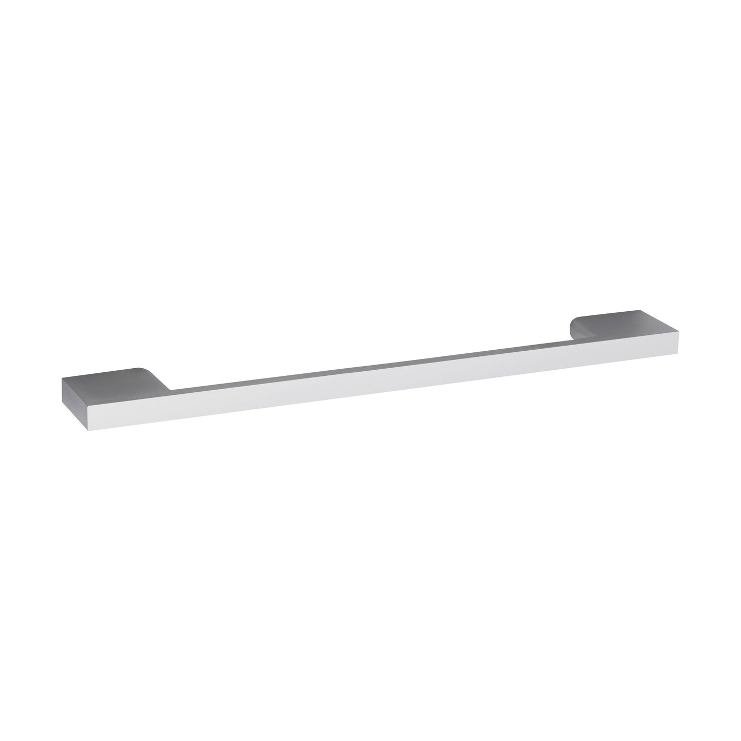 [BFHH016] Furniture Handle Square D Shape Handle, 223mm (192mm Centres) - Chrome - Cutout