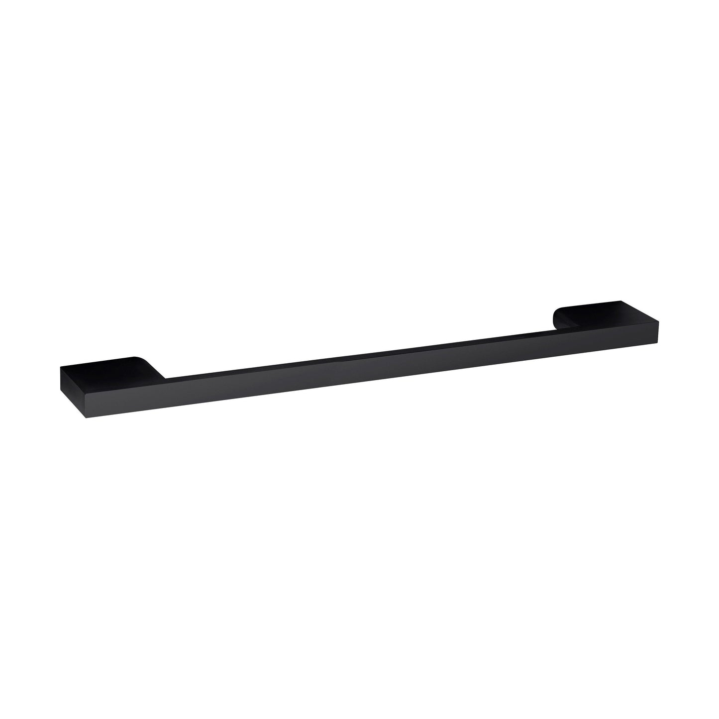 [BFHH018] Furniture Handle Square D Shape Handle, 223mm (192mm Centres) - Matt Black - Cutout