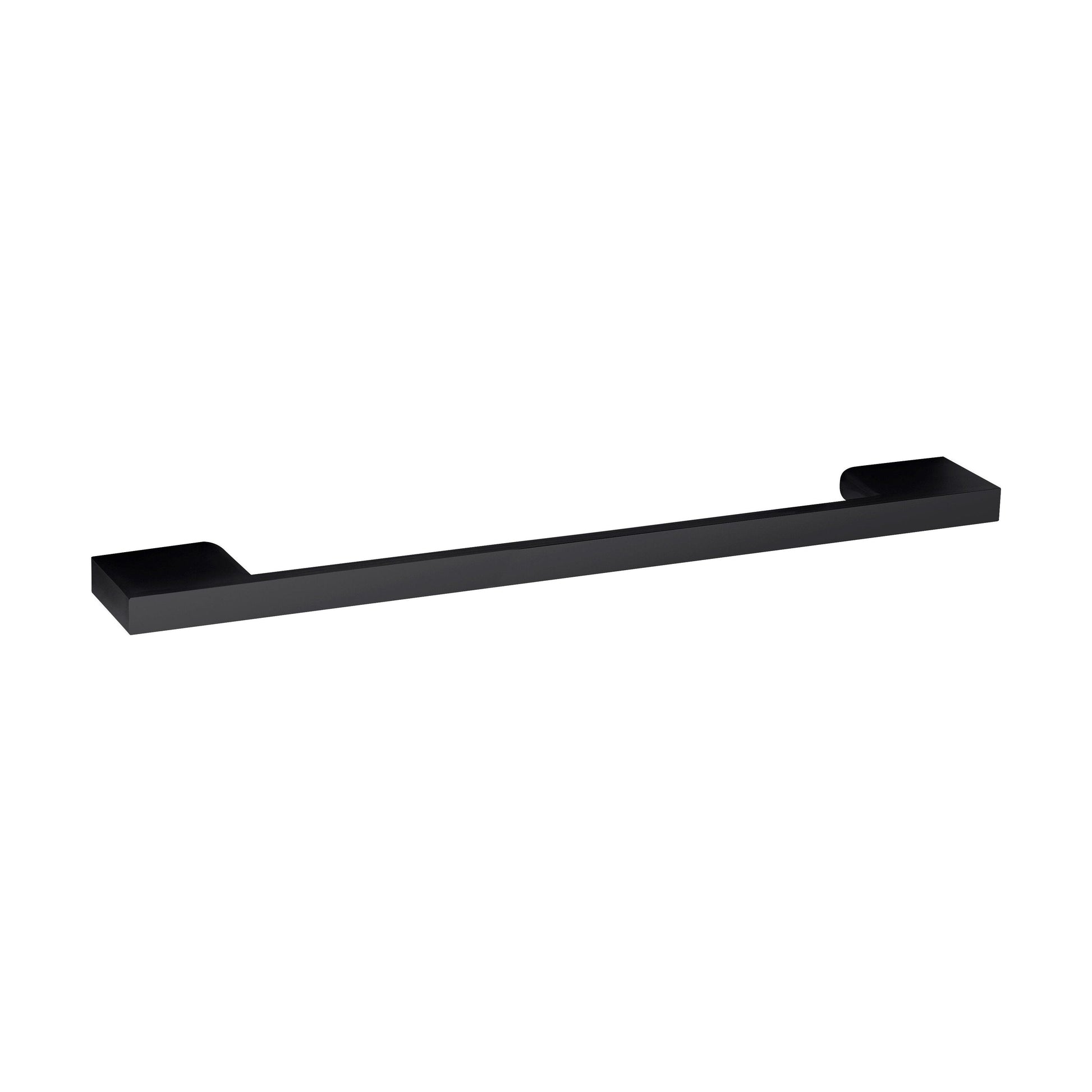 [BFHH018] Furniture Handle Square D Shape Handle, 223mm (192mm Centres) - Matt Black - Cutout