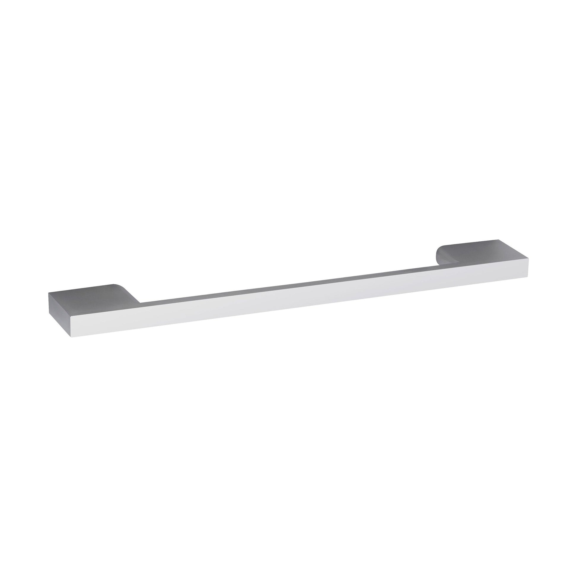 [BFHH026] Furniture Handle Square D Shape Handle, 191mm (160mm Centres) - Chrome - Cutout