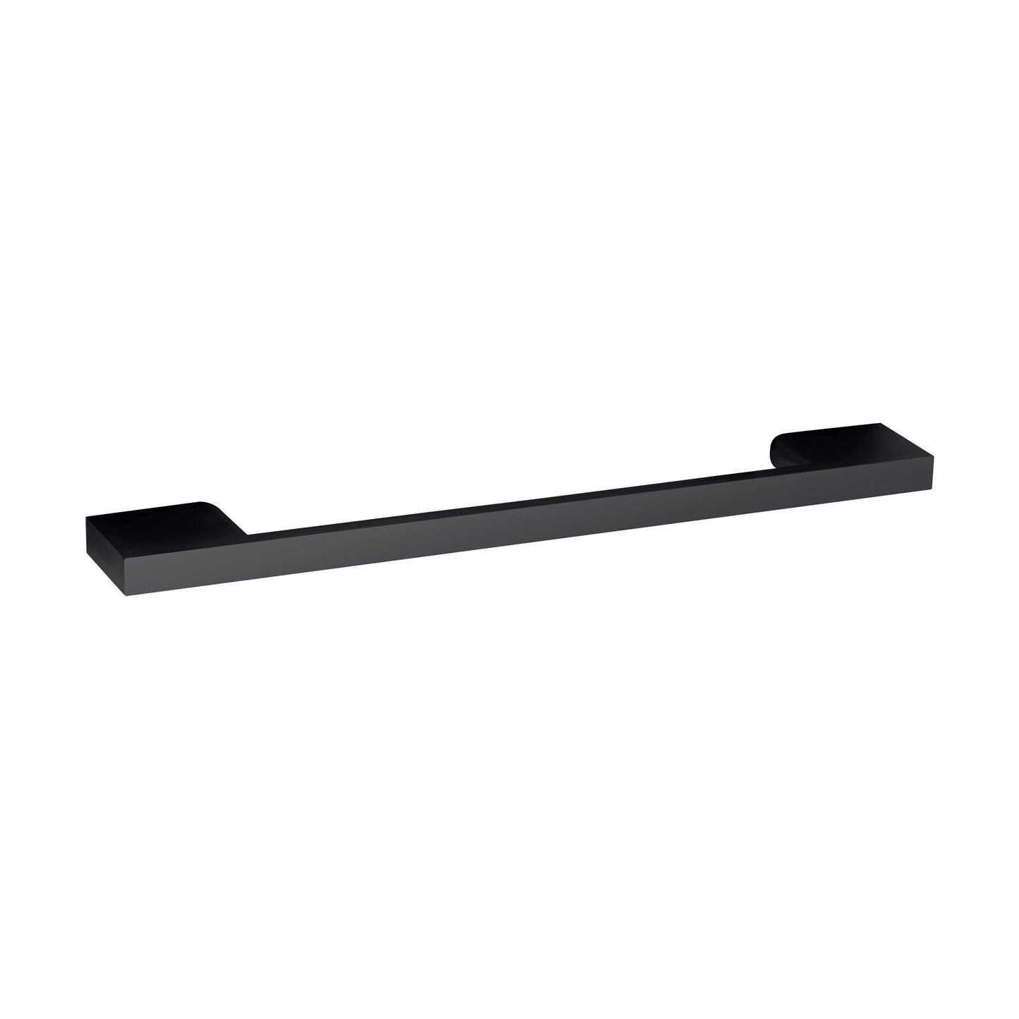[BFHH028] Furniture Handle Square D Shape Handle, 191mm (160mm Centres) - Matt Black - Cutout
