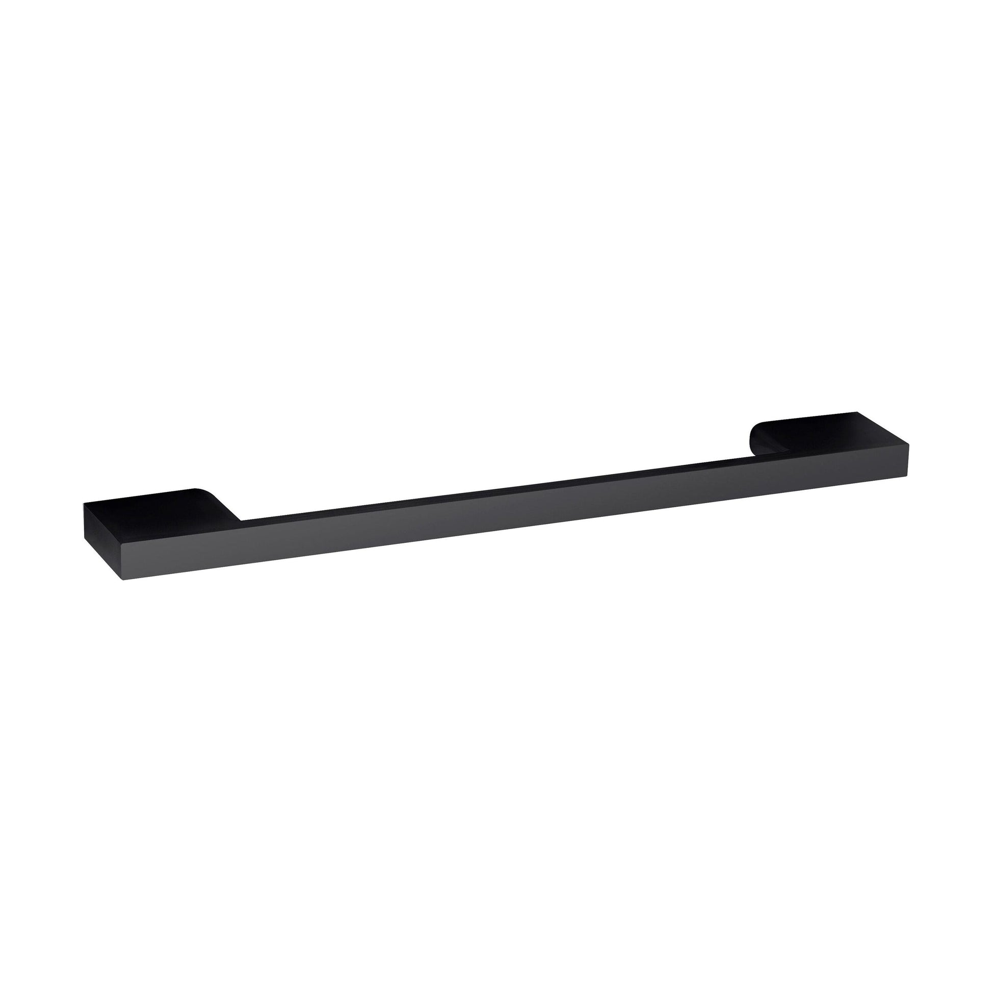 [BFHH028] Furniture Handle Square D Shape Handle, 191mm (160mm Centres) - Matt Black - Cutout