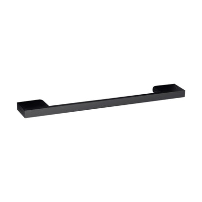 [BFHH028] Furniture Handle Square D Shape Handle, 191mm (160mm Centres) - Matt Black - Cutout