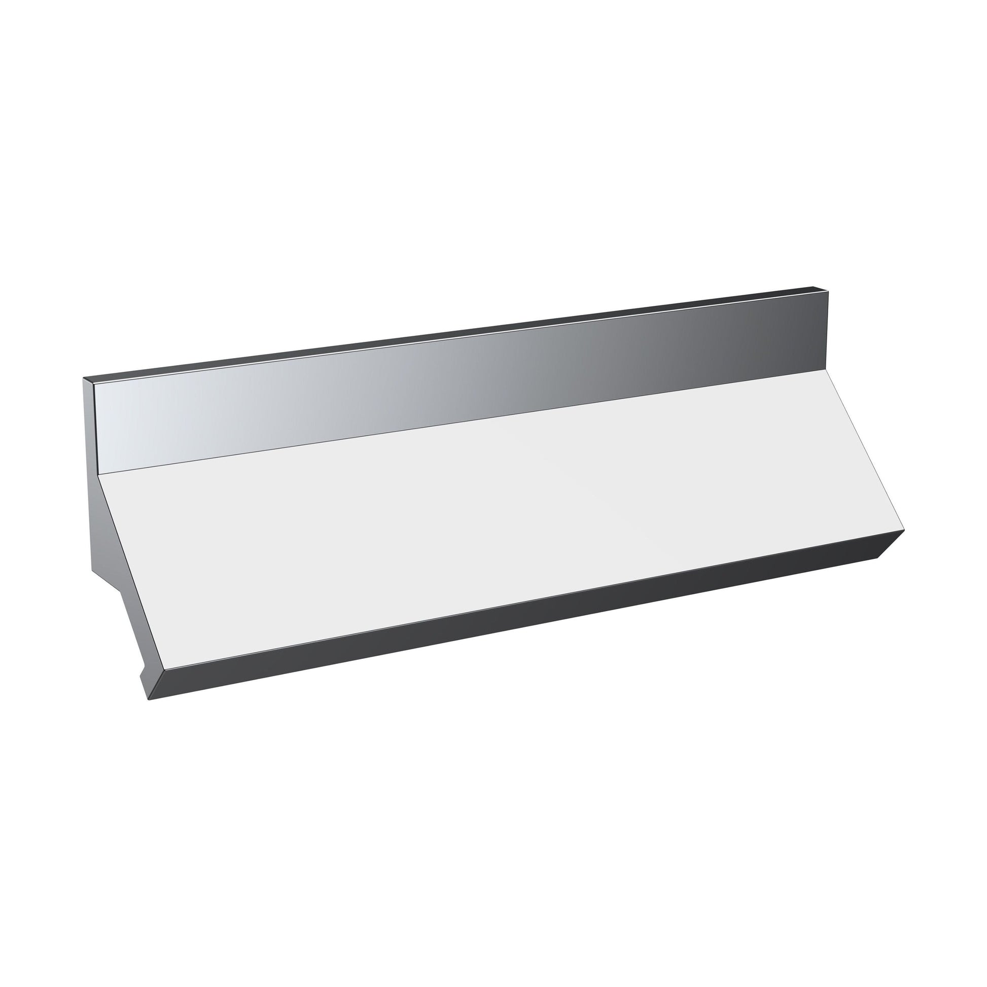 [BFHH107] Finger Pull Handle, 175mm (160mm Centres) - Chrome - Cutout