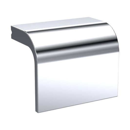 [BFHH112] Square Drop Handle, 40mm (32mm Centres) - Chrome - Cutout