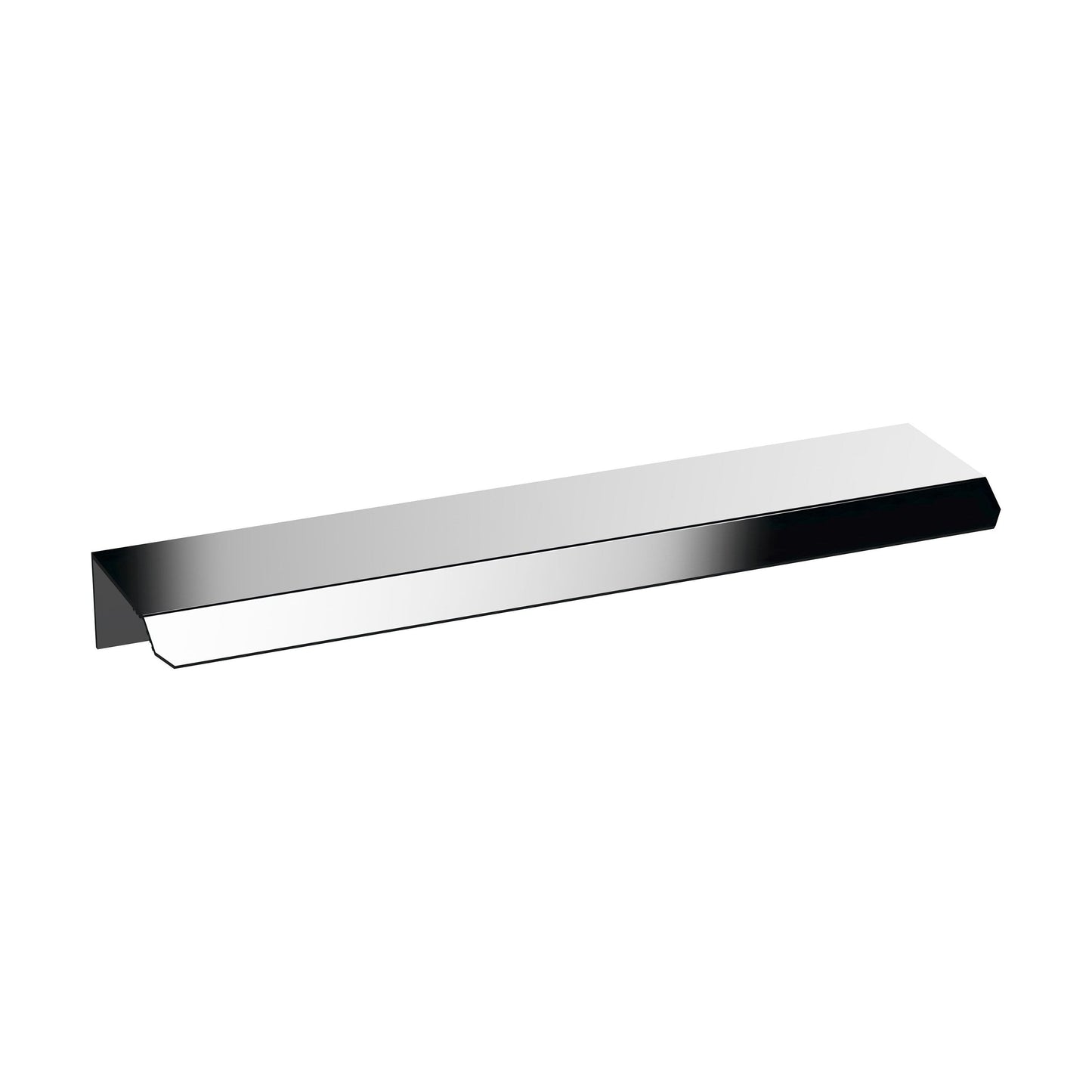 [BFHH124] Finger Pull Handle, 150mm (96mm Centres) - Chrome - Cutout