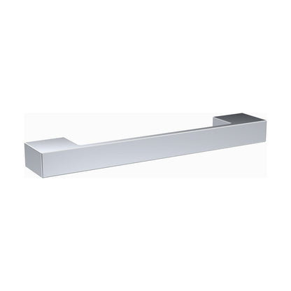 [BFHH181] D Shape Square Handle, 152mm (128mm Centres) - Chrome - Cutout