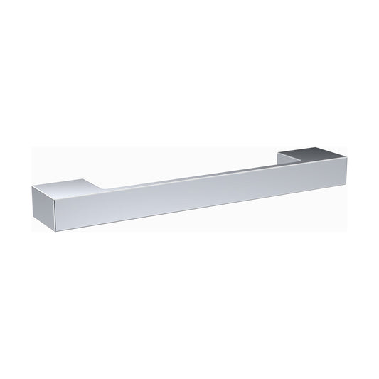 [BFHH181] D Shape Square Handle, 152mm (128mm Centres) - Chrome - Cutout
