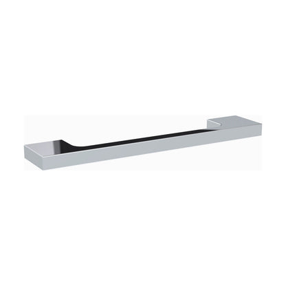 [BFHH182] Furniture Handle Slimline Square D Shape Handle, 152mm (128mm Centres) - Chrome - Cutout