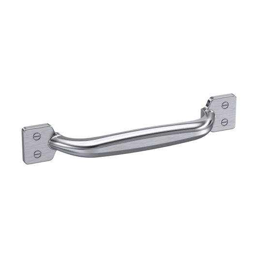 [BFHH183] Strap Handle, 126mm (96mm Centres) - Brushed Nickel - Cutout
