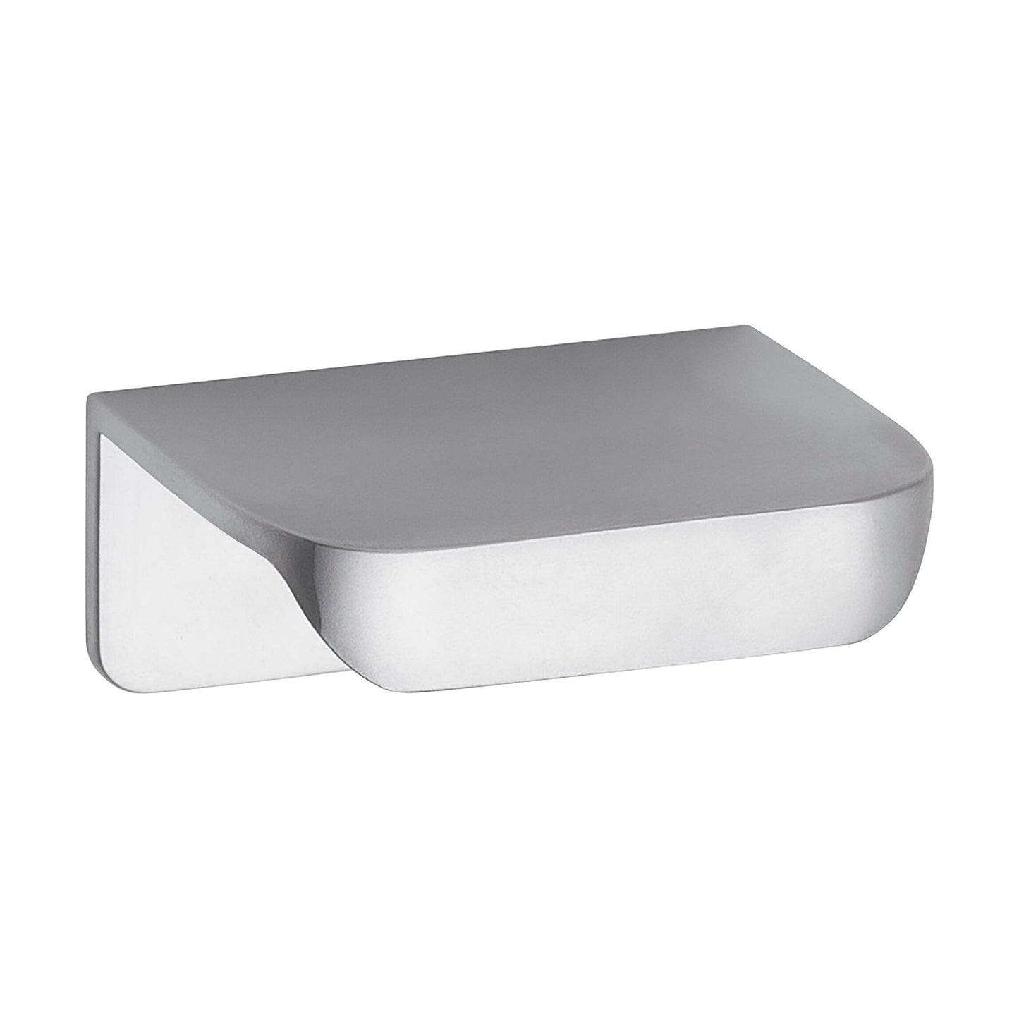 [BFHH186] Small Rear Fixed Handle, 50mm (30mm Centres) - Satin Chrome - Cutout