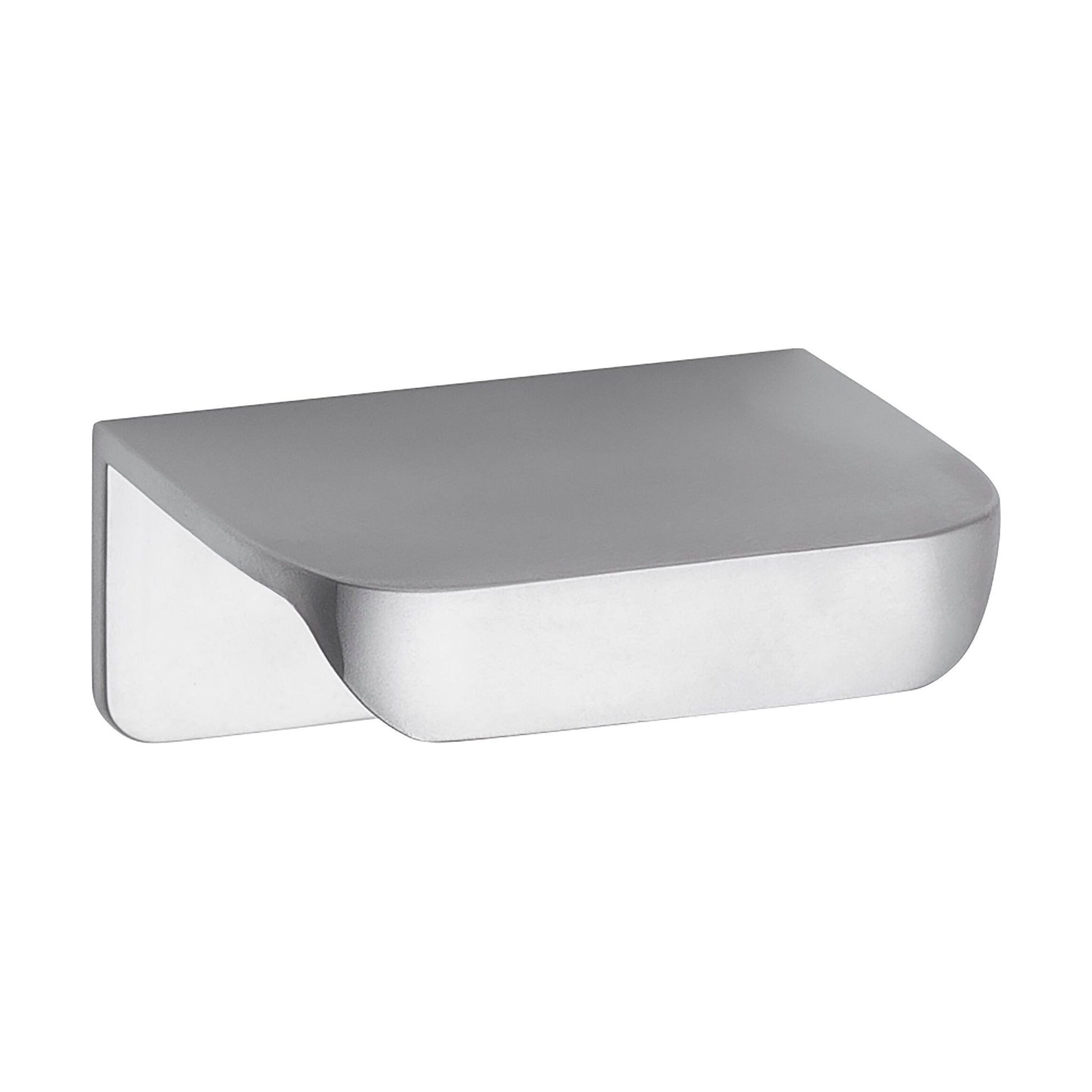 [BFHH186] Small Rear Fixed Handle, 50mm (30mm Centres) - Satin Chrome - Cutout