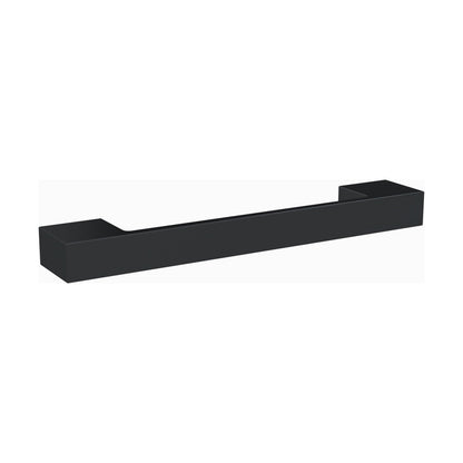 [BFHH188] Furniture Handle Square D Shape Handle, 152mm (128mm Centres) - Matt Black - Cutout