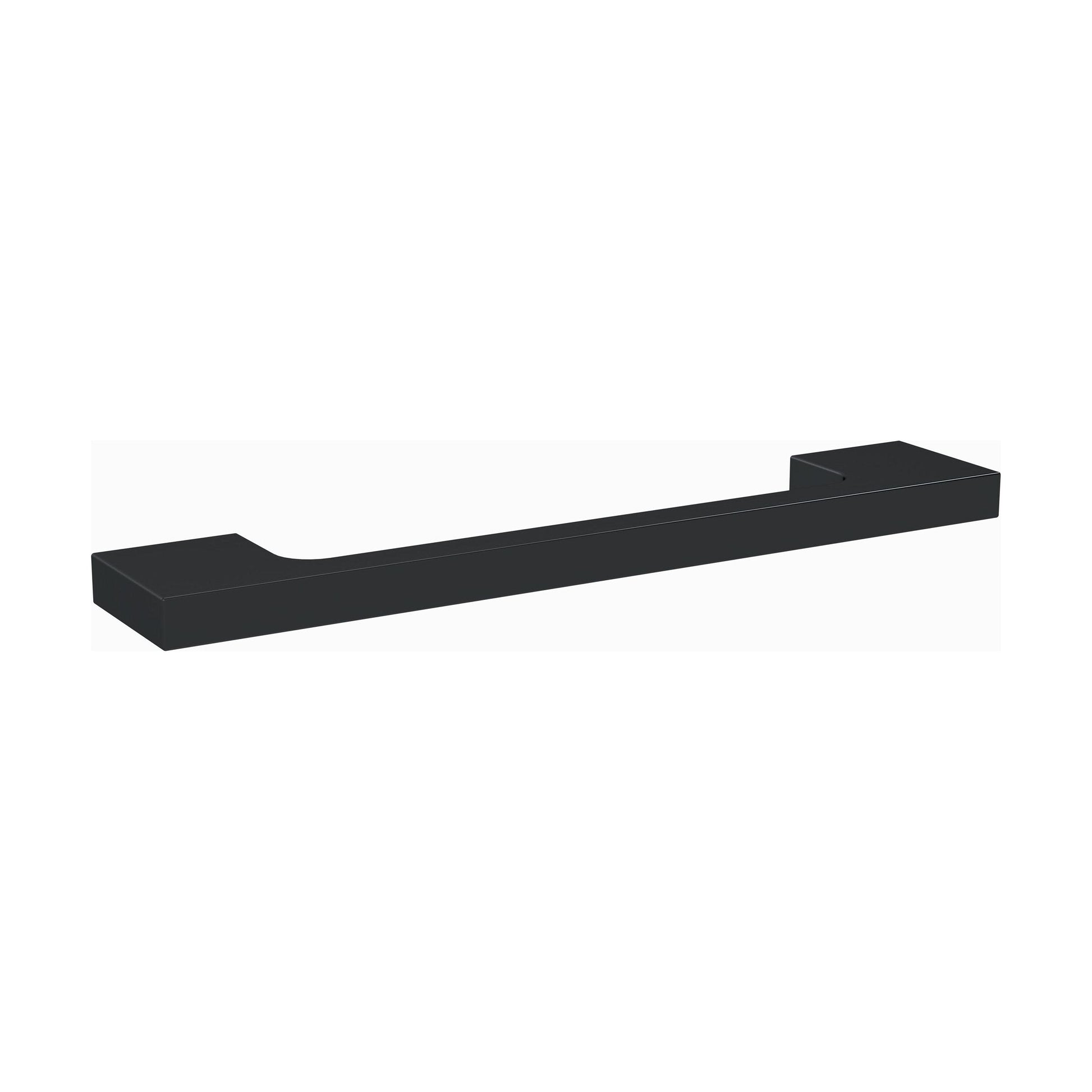 [BFHH189] Furniture Handle Slimline Square D Shape Handle, 152mm (128mm Centres) - Matt Black - Cutout