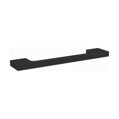 [BFHH189] Furniture Handle Slimline Square D Shape Handle, 152mm (128mm Centres) - Matt Black - Cutout