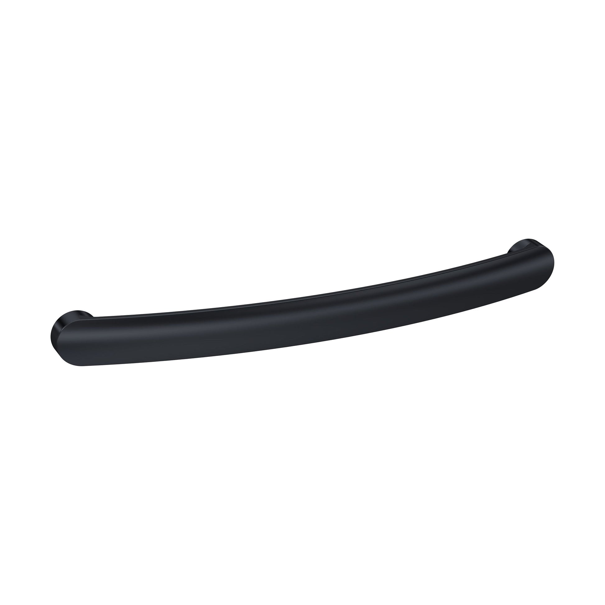 [BFHH190] Furniture Handle Round D Shape Handle, 210mm (192mm Centres) - Matt Black - Cutout