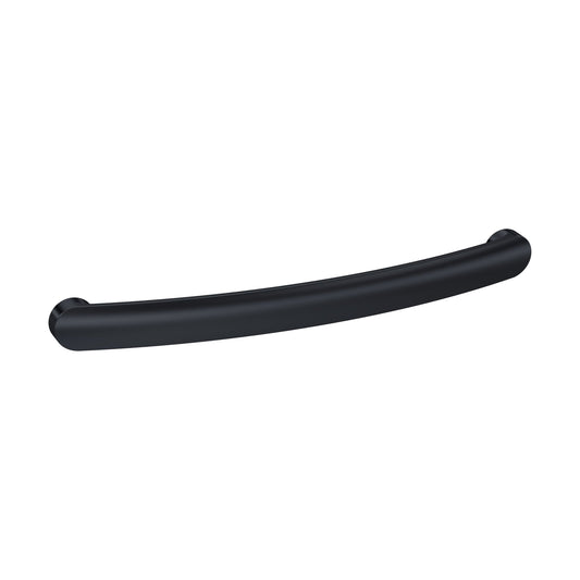 [BFHH190] Furniture Handle Round D Shape Handle, 210mm (192mm Centres) - Matt Black - Cutout