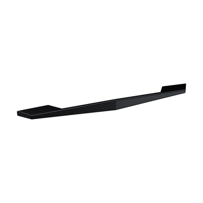 [BFHH204] Furniture Handle Angular D Shape Handle, 256mm (224mm Centres) - Matt Black - Cutout